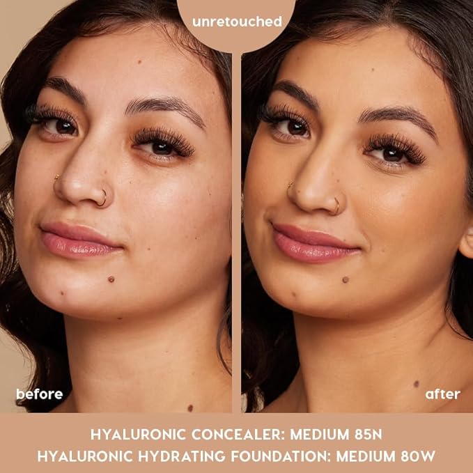 ColourPop Pretty Fresh Creamy Concealer - Full Coverage Concealer with a Natural Finish - Formulated with Hyaluronic Acid & Coconut Water for Instant Hydration - Medium - 90W (0.3 oz)-Velvo Beauty