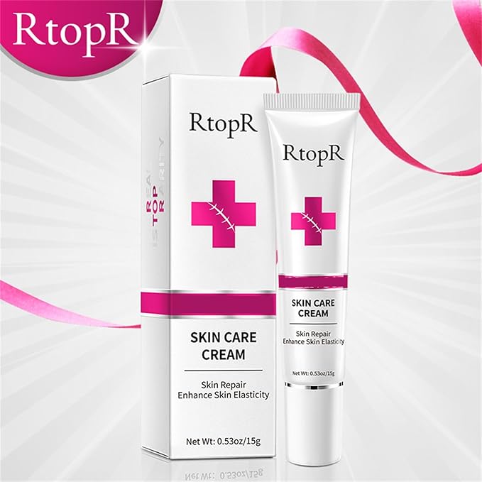 RtopR Stretch Marks and Scar Cream,Crema para Estrias De Embarazo,Stretch Marks Postpartum Repairing Cream Wrinkles Diluting Removal Cream Crema De Cacao para Cicatrices-Velvo Beauty