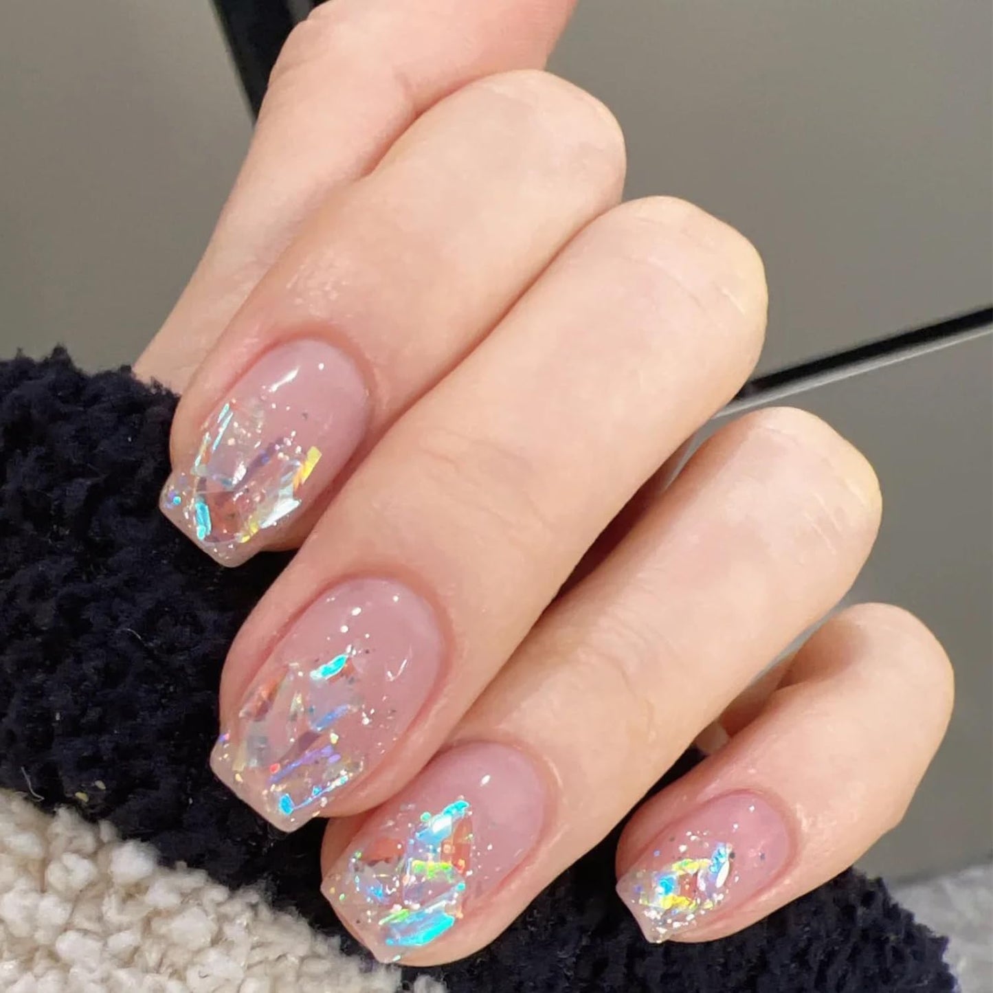 HNUIX Nail Rhinestones - 3D Multi Shape Size Crystal, Crystal Aurora Nail Gems, Flat Back, with Kit, for Nail Art, DIY Decorations-Velvo Beauty