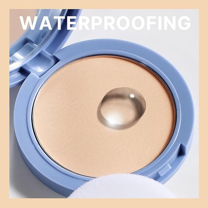 Oil Control Matte Perfection Face Pressed Powder, Matte Smooth Flawless Setting Powder Makeup, Polvo Compacto De Maquillaje, Waterproof Long Lasting, Cruelty Free, 0.35Oz(120 Vanilla, 1)-Velvo Beauty
