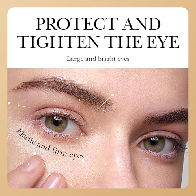 3D Crescent Design Under Eye Patches (5 Pairs) - Crystal Under Eye Mask with Eye Cream, Specifically for Canthus Wrinkles and Dryness Around the Eyes (Crystal)-Velvo Beauty