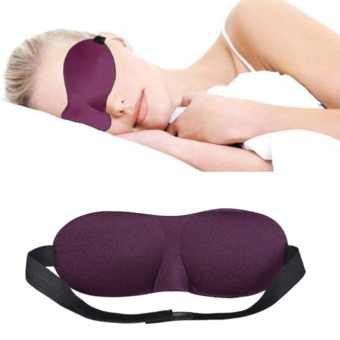 Purple Eye Mask for Sleep and Deep Meditation-Velvo Beauty