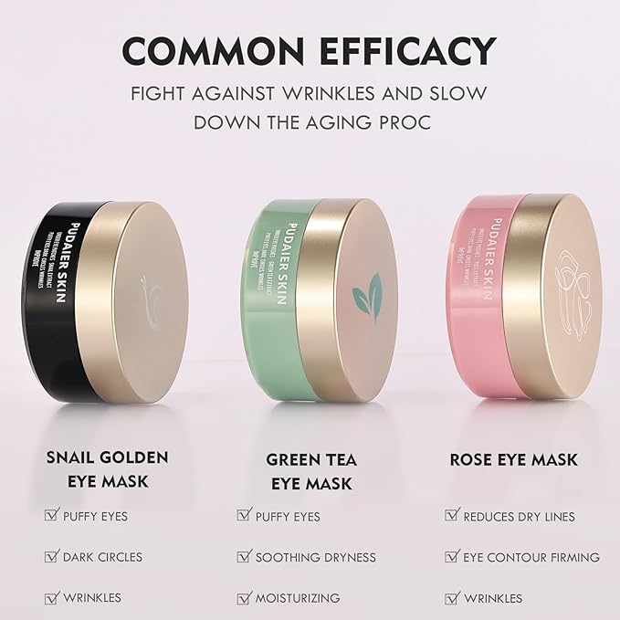 Eye Gel Patch（30 Pairs）Under Eye Patches Mask Essence Extract Under Eye Gel Pads to Reduce Puffy eyes, Dark Circles and Wrinkles (Green Tea)-Velvo Beauty