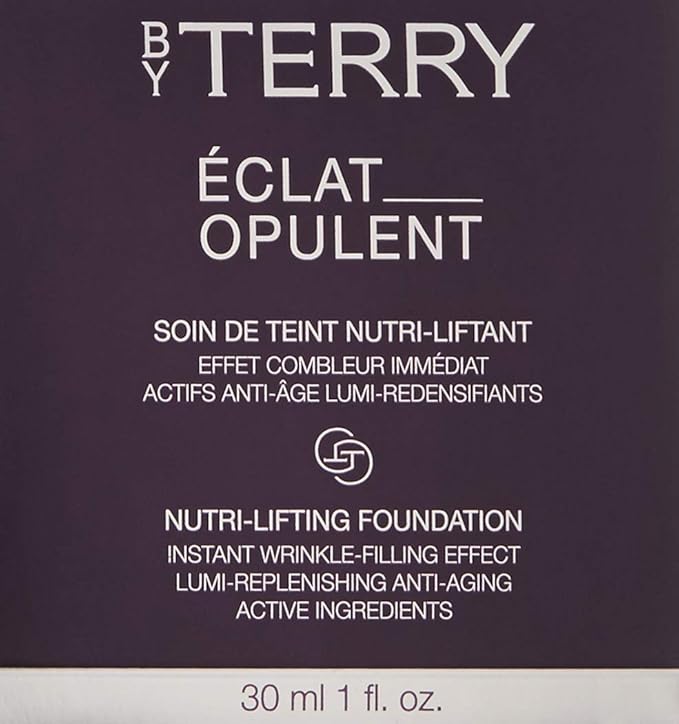 By Terry Eclat Opulent Anti-Aging Lifting Foundation, Medium - Full Coverage, Hydrating & Radiance Boosting, Nude Radiance, 1.01 fl oz-Velvo Beauty