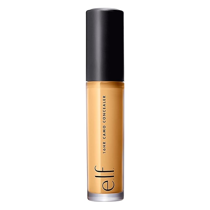 e.l.f. 16HR Camo Concealer, Full Coverage, Highly Pigmented Concealer With A Matte Finish, Crease-proof, Vegan & Cruelty-Free, Medium Sand, 0.2 Fl Oz-Velvo Beauty