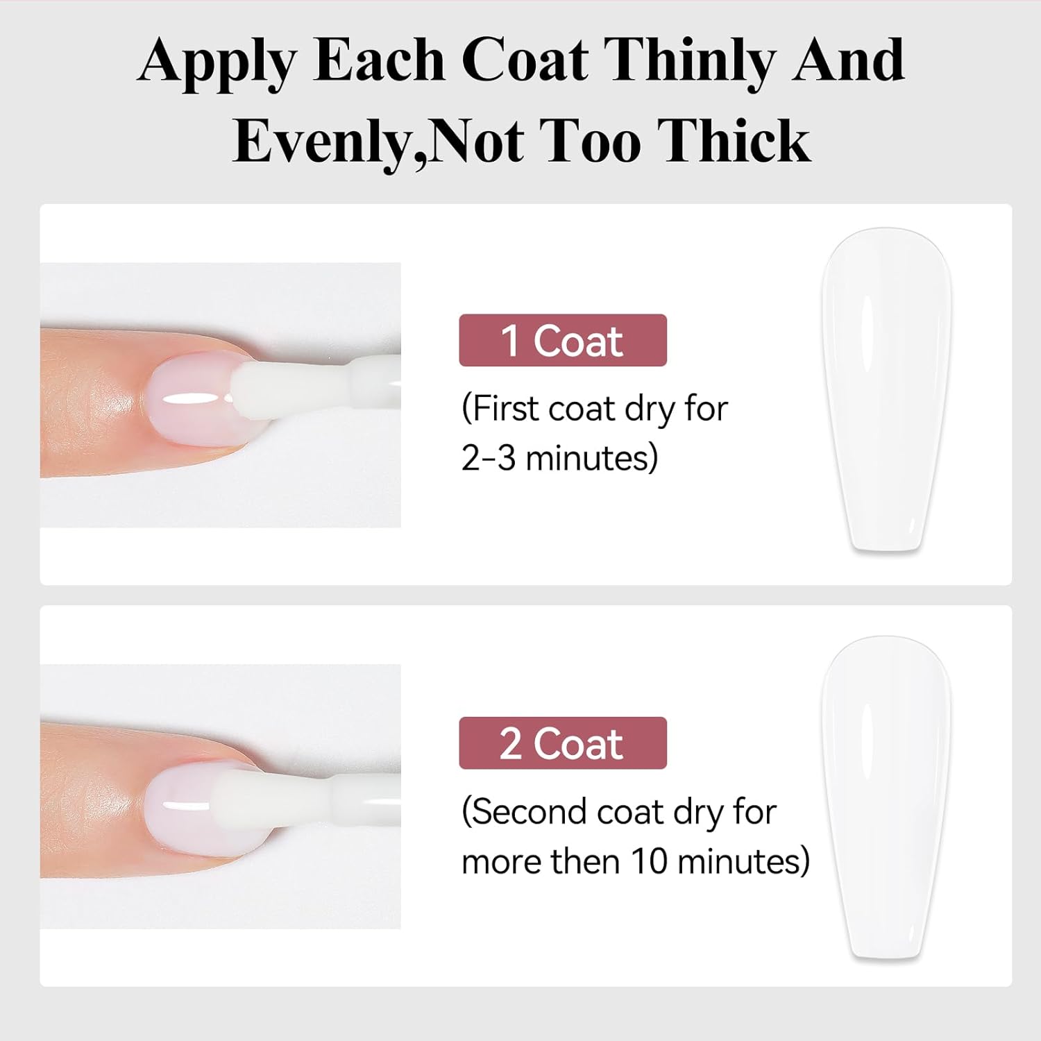 Nail Polish Milky White, Air Quick Dry Nail Lacquer Sheer Color, Regular Fast Drying Fingernail Polish Bulk Non Gel Long-Lasting DIY Salon Gift For Women-Velvo Beauty