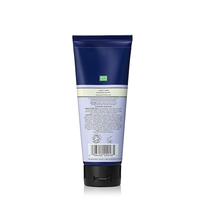 Neal's Yard Remedies Rehydrating Rose Face Polish | Exfoliating Face Scrub With Damask Rose | For Dehydrated Skin |3.53 oz. net wt.-Velvo Beauty