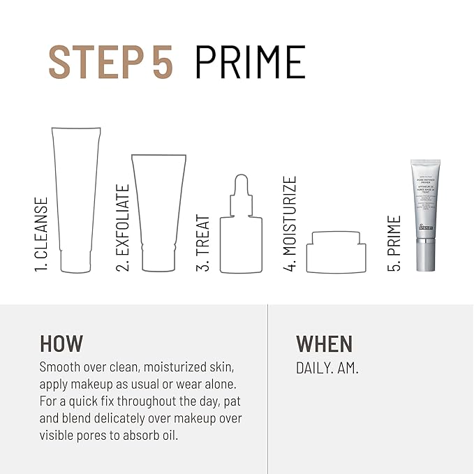 Dr. Brandt Pores No More, Pore Refiner Primer - Instantly Minimizes the Appearance of Pores, Absorbs Oil & Mattifies Shine - 1.0 fl oz-Velvo Beauty