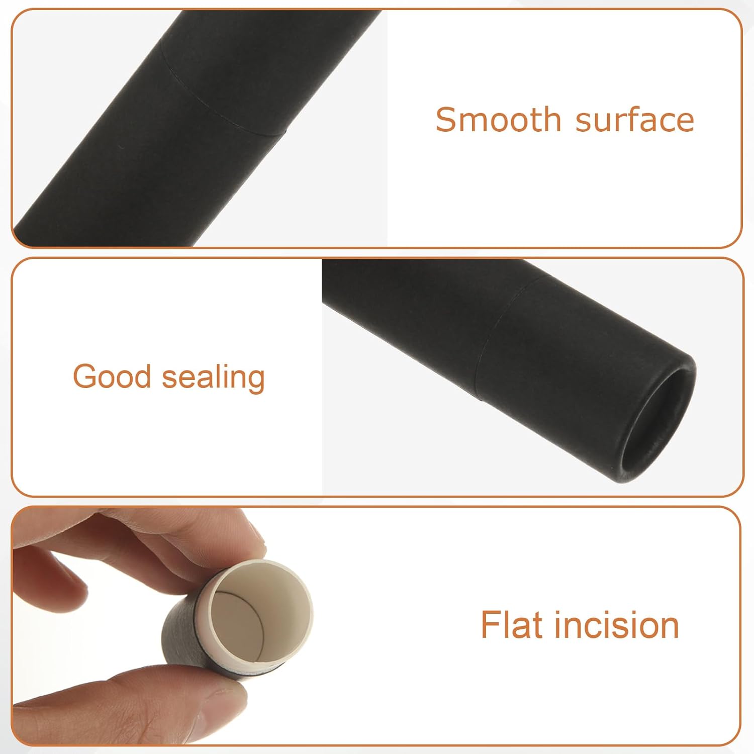 30PC 0.3oz Kraft Paperboard Lip Balm Containers Cardboard Lip Balm Tubes with Lids Refillable Chapstick Tubes Empty Push-Up Style Perfume Lip Gloss Container for DIY Cosmetic Storage-Velvo Beauty