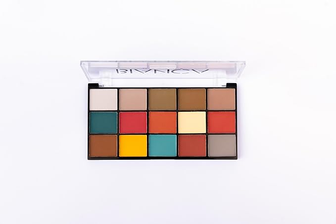 15 Colors Eyeshadow Palette | Versatile Range for Unlimited Eye Looks. (Vintage)-Velvo Beauty