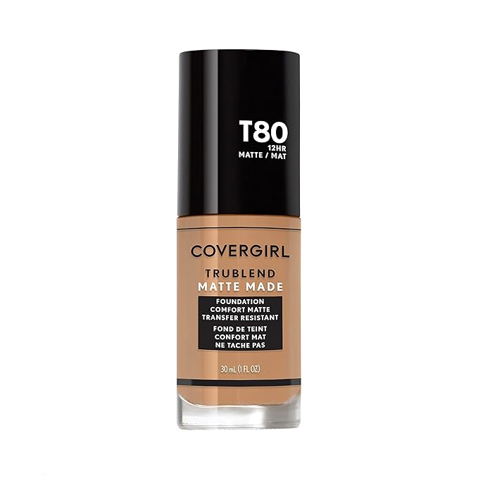 COVERGIRL TruBlend Matte Made Liquid Foundation, Toasted Caramel-Velvo Beauty