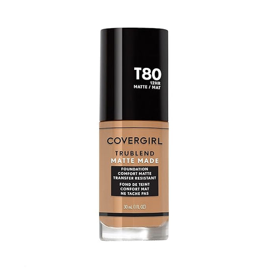 COVERGIRL TruBlend Matte Made Liquid Foundation, Toasted Caramel-Velvo Beauty