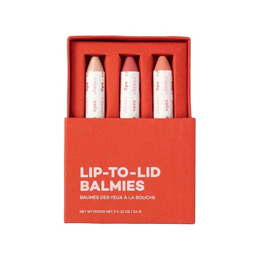 Axiology Multi Stick Crayons For Eyes, Lips, Cheeks Balmies Trio Gift Set Creamy Buildable Lightweight Moisturizing Blush Face Sticks Contour & Highlight All Day Wear Face Makeup (Malibu Magic)-Velvo Beauty