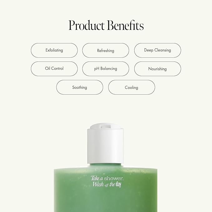 Lime Sunday Refresh Shampoo with Vitamin C, Korean Jeju Tangerine, Mint & Almond Powder for Oily Scalp Care – Exfoliating, Deep Cleansing, Lime Citrus Scent, Silicone & Paraben-Free (15.22 fl.oz)-Velvo Beauty