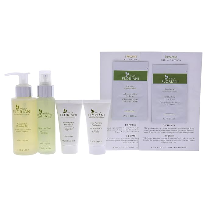 Villa Floriani Purifying Skincare Travel Kit Women 6 Pc-Velvo Beauty