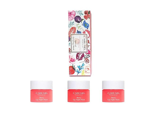 CARENEL Lip Sleeping Mask 5g (Berry 3Set) - Lip gloss Cream - Overnight Treatments Lip Balm-Velvo Beauty