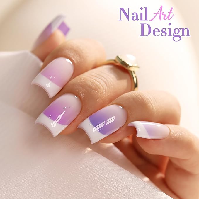 Double Rhythm 6 Pcs 15 ML Gel Polish Set Same Color Same Bottle Soak Off Gel Polish Kit Nail Art Manicure Salon DIY at Home for Women (Light Dark Purple Violet Rose Pink-T6-16)-Velvo Beauty