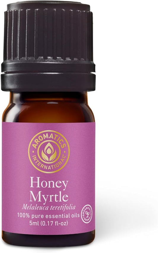 Aromatics International Premium Organic Honey Myrtle Essential Oil 5ml | 100% Pure Essential Oil for Diffusion & Aromatherapy-Velvo Beauty