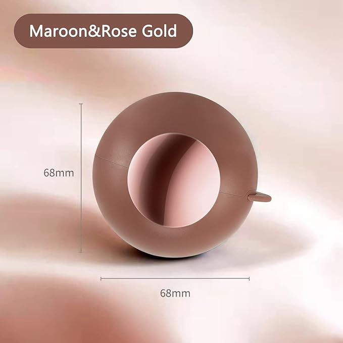 Washable Reusable Gel Lint Roller for Pet Hair, Tecogue Portable Dog Cat Pet Hair Remover for Clothes, Laundries, Sticky Cleaner, Dust Fuzz Fur for Travel Household (Maroon)-Velvo Beauty