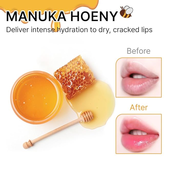 Natural Melting Honey Lip Balm 3g (+4 colors) Non-Sticky, Moisturizing, K-beauty-Velvo Beauty