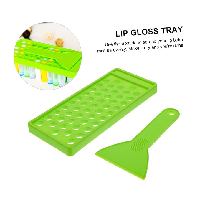 50 Lipstick Filling Mold lip balm pour kit lip balm tube tray lipstick Tray lip tubes stand tray lip balm container tray lip balm tube filling tray kit plastic small-Velvo Beauty