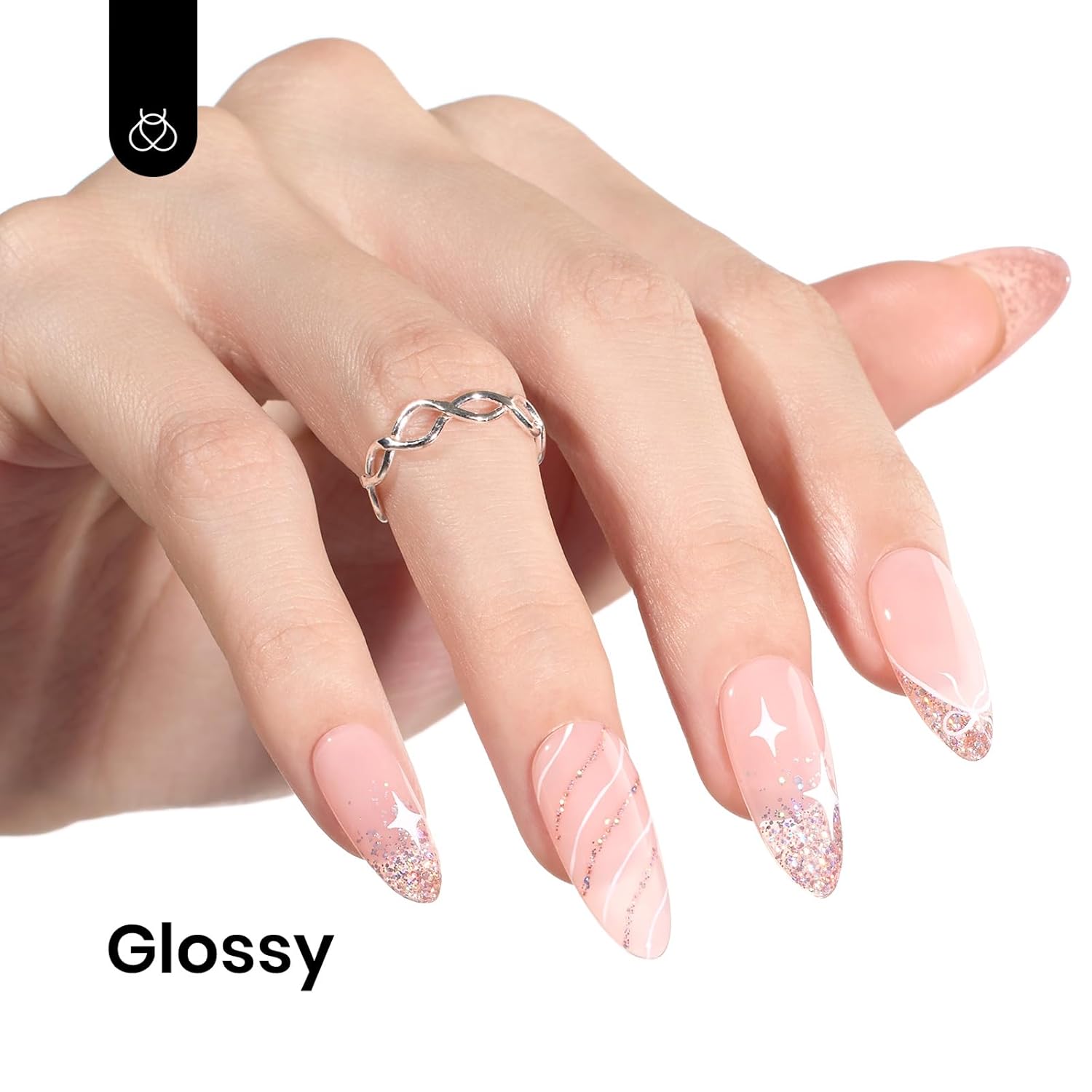 Beetles Glitter Gel Nail Polish 15ML Rose Gold Reflective Pink Gel Polish Dazzling Princess Nail Art Design Manicure Salon (1Pcs)-Velvo Beauty