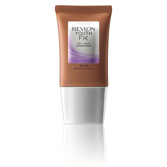 Revlon Youth Fx Fill + Blur Foundation, Mocha, 1 Fluid Ounce-Velvo Beauty