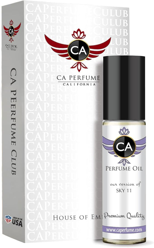 CA Perfume Impression of Emra Sky 11 For Women & Men Fragrance Body Oil Roll-On 0.3 Fl Oz/10ml-Velvo Beauty