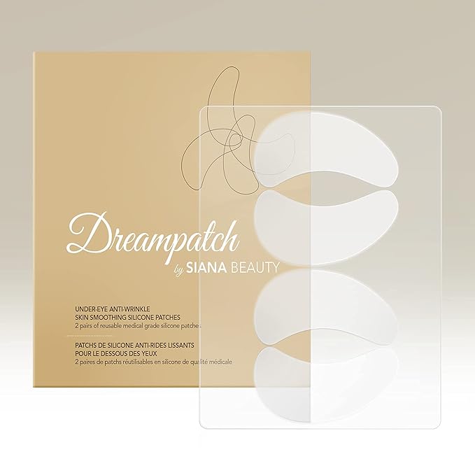 Anti-Wrinkle Skin Smoothing Reusable Silicone Patches by SIANA BEAUTY | Dreampatch, Under-Eye Patches, 2 pairs, 1-month supply-Velvo Beauty