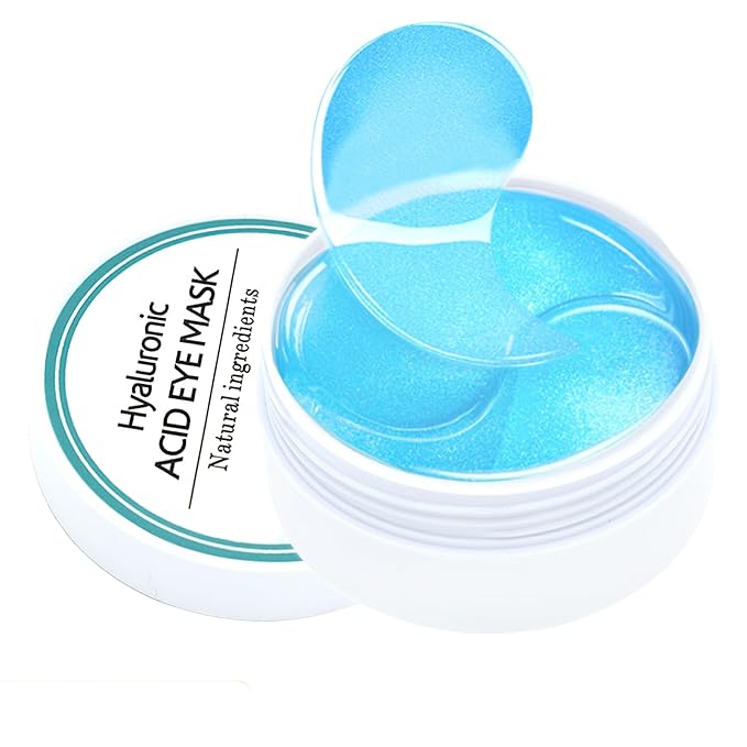 60 Pcs Under Eye Patches, 24K Gold Eye Masks, Collagen Anti Aging Eye Gel Pads, Moisturizing Eye Treatment for Puffy Eyes, Dark Circles, Wrinkles, Fine Lines, HYALURONIC ACID-Velvo Beauty