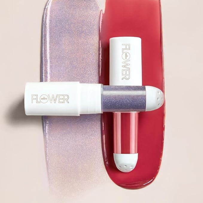 FLOWER Beauty By Drew Barrymore Perfect Pout Hydrating Lip Mask - Soothes + Softens Lips + Natural-Looking Tint - Recovery Lip Treatment + Moisturizes + Hydrates Lips - Scented - Cruelty-Free + Vegan ( Lucky)-Velvo Beauty