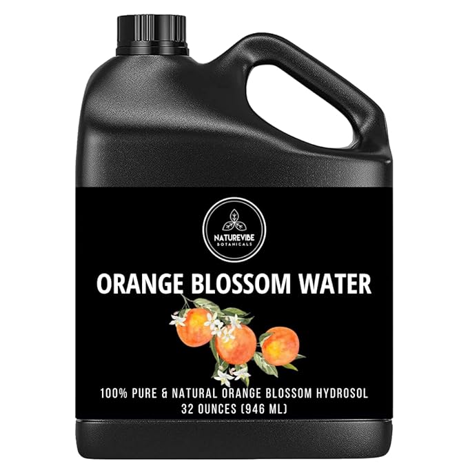 Naturevibe Botanicals Orange Water 32 Ounces | 100% Pure and Natural | Great for Skin Care and Hair Care-Velvo Beauty