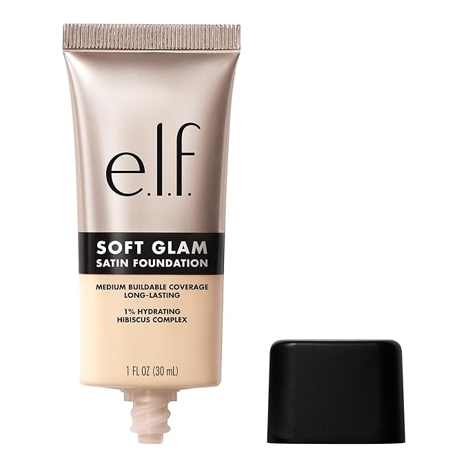 e.l.f. Soft Glam Foundation, Medium Coverage, Long-Lasting & Buildable Foundation For A Smooth, Satin Finish, Vegan & Cruelty-Free, 11 Fair Neutral-Velvo Beauty