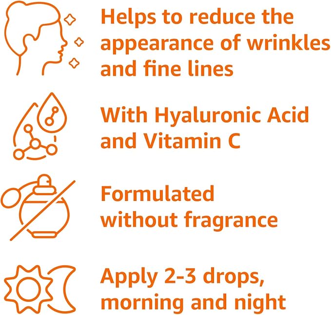 Amazon Basics Brightening Vitamin C Serum, 1 Fluid Ounce, 1-Pack-Velvo Beauty