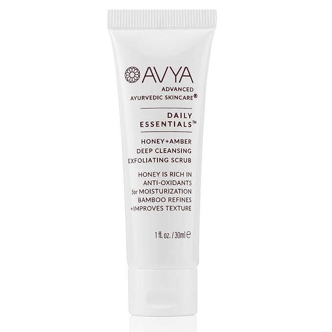 Avya Experience Set - DS Gentle Cleanser 30ml + AA Serum 10ml + AA Eye Cream 5ml + AA Night Cream 10ml + DE Honey/Amber Scrub 1oz. + DE Toner 1oz.-Velvo Beauty