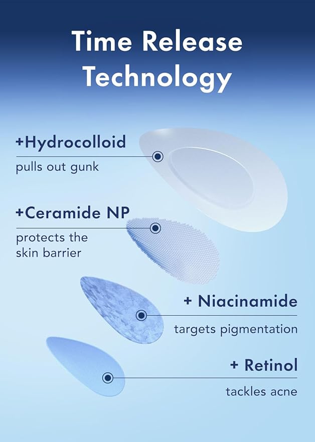 Rael Pimple Patches, Miracle Retinol Spot Cover - Hydrocolloid Acne Patch for Face, Absorbing Zits & Blemishes, PM Advanced Treatment, Facial Sticker (72 Count)-Velvo Beauty