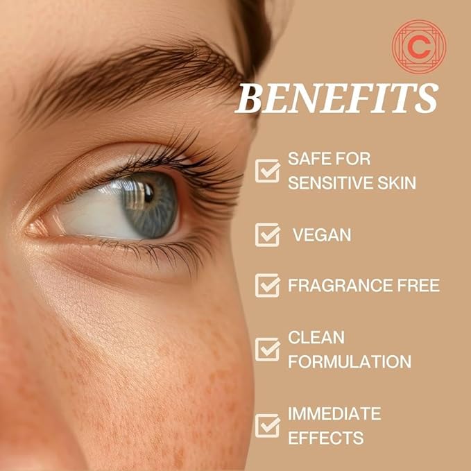 Lights On Brightening Dissolvable Eye Mask Infused with Red Algae, Vitamin C, Peptides, and Black Mulberry - Under Eye Patches for Wrinkles, Dark Circles, Puffiness, and Signs of Aging-Velvo Beauty