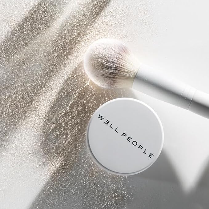 Well People Powder Complexion Brush, Soft & Fluffy Face Makeup Brush For Evenly Applying Loose Powder, Great For Large Areas, Cruelty-free Bristles-Velvo Beauty