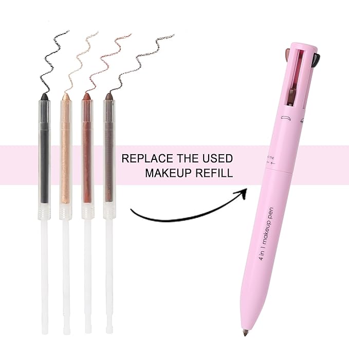 4 in 1 Makeup Pen Refill Coral Champagne-Velvo Beauty