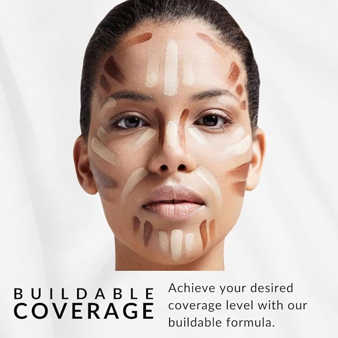 Base Strokes Crème Foundation Stick by Flori Roberts, Full Coverage for Women of Color or Deeper Skin Tones, Long Lasting Makeup, Natural Finish, Complexion Concealer & Corrector-Velvo Beauty