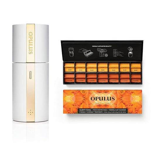 The Glow Ritual System Collection, Activator with Clarity Facial, Face smoothing moisturizer, Skin Care Routine, Suitable for Oily Skin, Gift Bundle/Starter Kit-Velvo Beauty