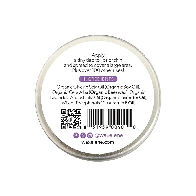 Lavender Aerated Lip Balm tin - Single-Velvo Beauty