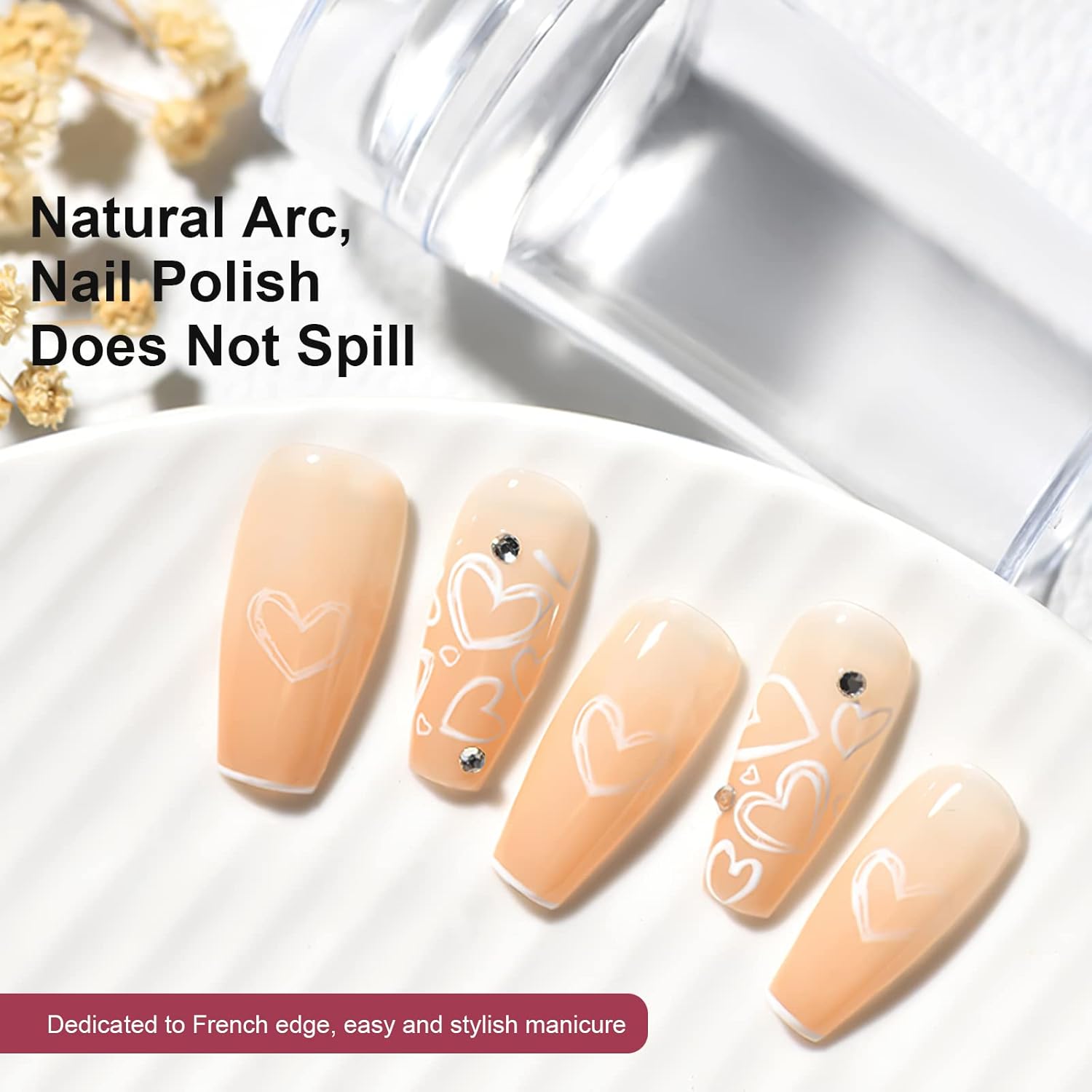 Nail Art Stamper Clear Silicone Nails Stamping Jelly with Scraper Transparent Visible Body DIY Manicure Nail Art Tool C-Velvo Beauty