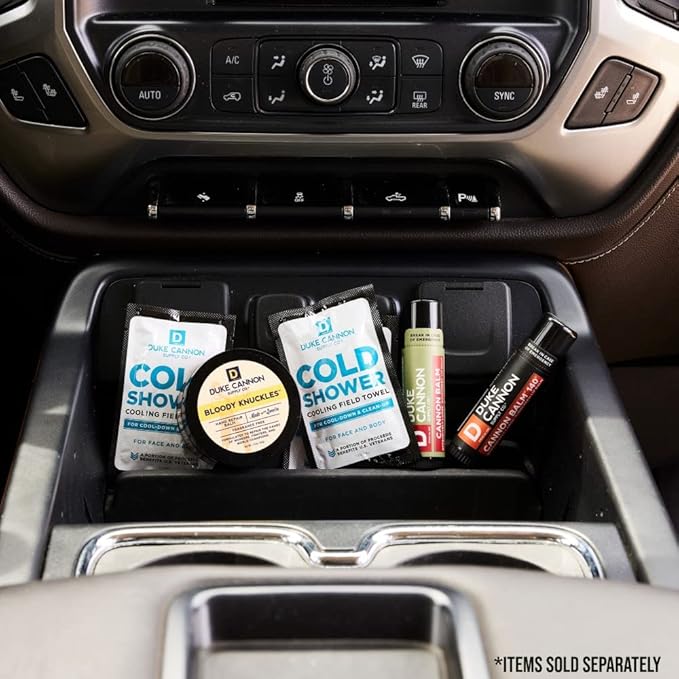 Duke Cannon Supply Co. - Tactical Lip Protectant Balm, Fresh Mint (3 Pack of 0.56 oz) Superior Performance Lip Protection Balm for Hard Working Men - Fresh Mint-Velvo Beauty