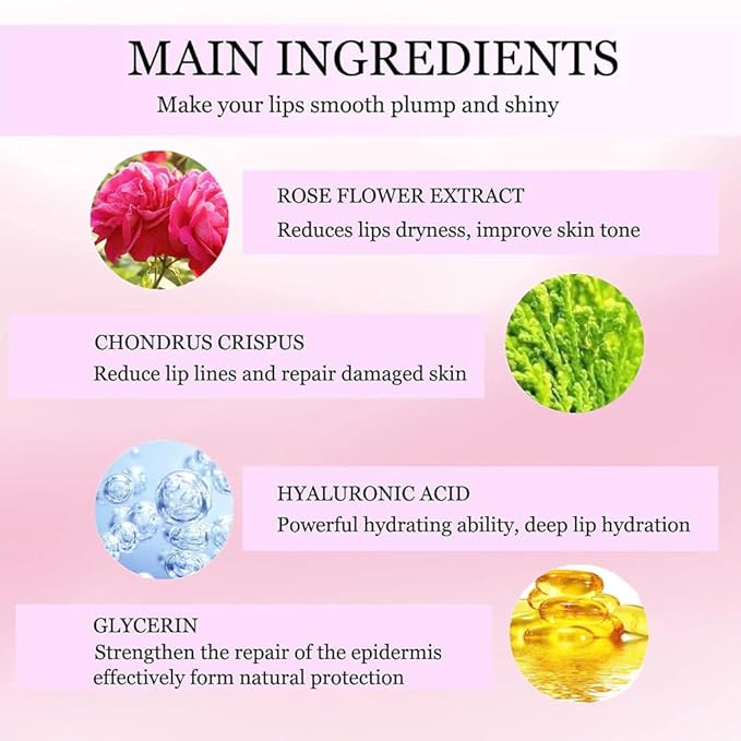 30 Pieces Gel Lip Mask Collagen Crystal Pink Lip Masks, Moisture Lip Care Mask For Anti-Ageing & Anti Chapped, Anti-Wrinkle, Firms Hydrates Lips Fade Lip Color, Make Your Lip Sexy & Plump Your Lips-Velvo Beauty