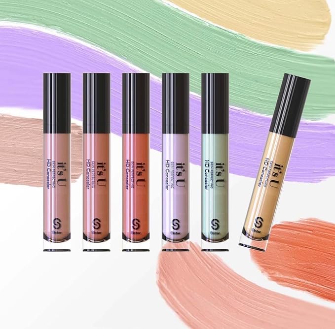 SISTAR It's U Skin Perfecting Conceal HD Contour Color Corrector Full Coverage Smooth and Flawless (Deep Orange)-Velvo Beauty