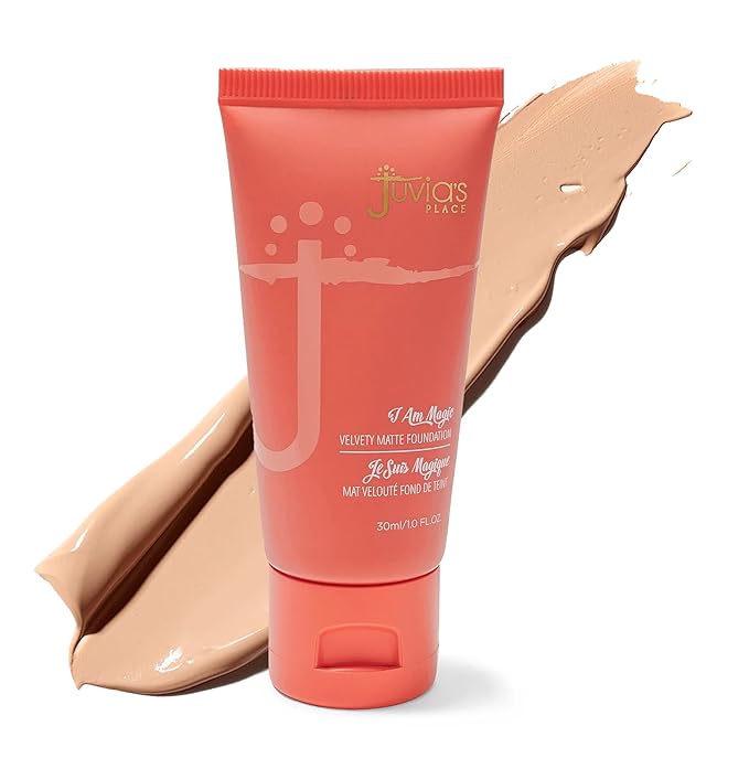 Juvia's Place I Am Magic Velvety Matte Liquid Foundation 740 - Marisol - Very Light w/Neutral Undertone, Makeup Foundation Full Coverage, Lightweight, Long Wear, Velvety Matte Finish-Velvo Beauty