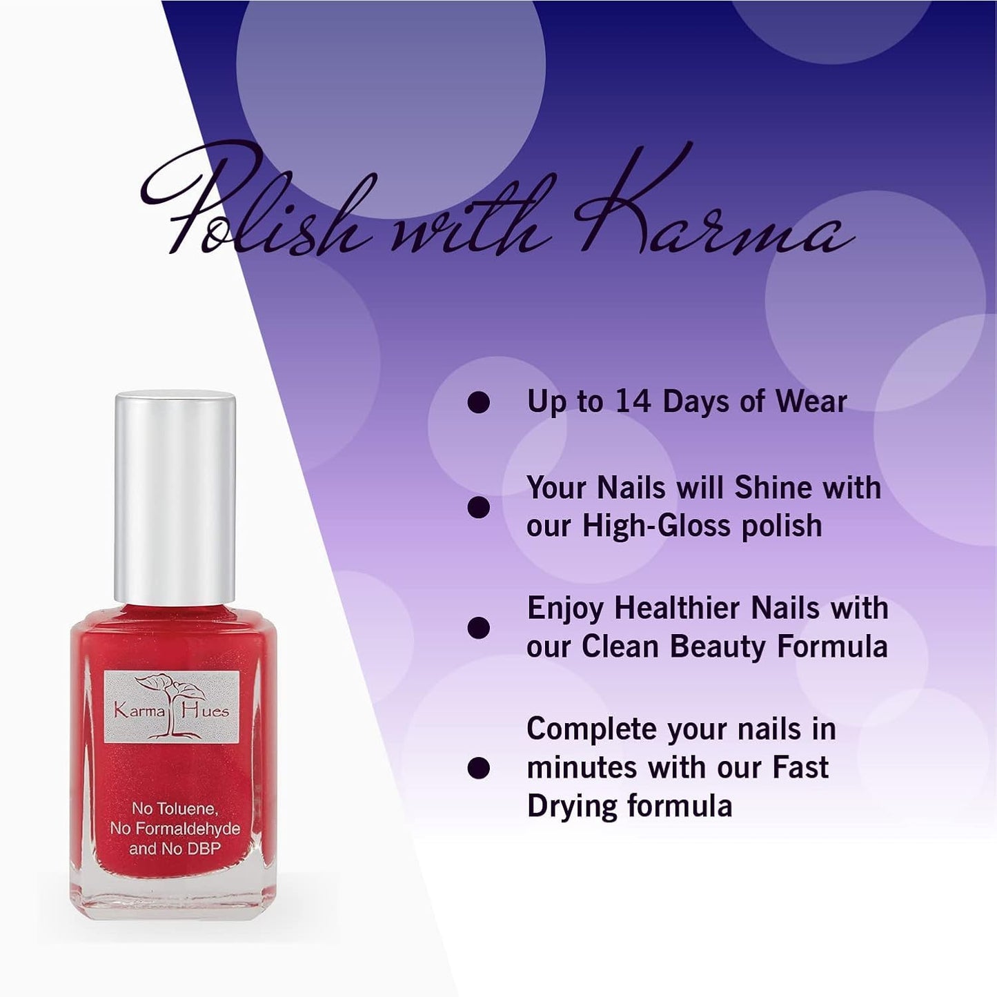 Karma Organic Natural Non toxic Nail polish - Vegan and Cruelty Free Nail Paint for Nail Art - Fast Drying Nail Polish for Women - Long Lasting Nail Polish (Texas Red)-Velvo Beauty
