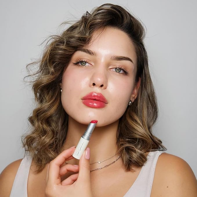 Natural Lip Balm - 100% Grass-fed Beef Tallow, Argan Oil, CoQ10, Astaxanthin, Hyaluronic Acid - Moisturizing, Organic - Made in USA (Cool Rose)-Velvo Beauty