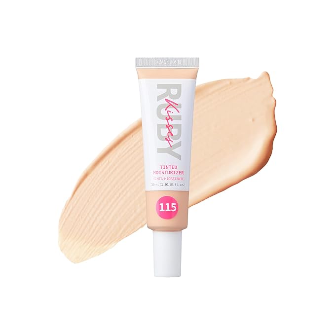 Ruby Kisses Tinted Moisturizer, Hydration, Calm & Revitalize Skin, Skin Perfecting, Blur Pores & Fine Lines, Natural Finish & All-Day Comfort Wear (Ivory)-Velvo Beauty